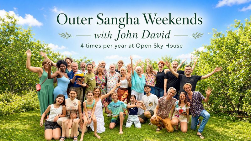 Outer Sangha Weekend, Open Sky House, Germany. A weekend with satsang, community, meditation, and time together.
